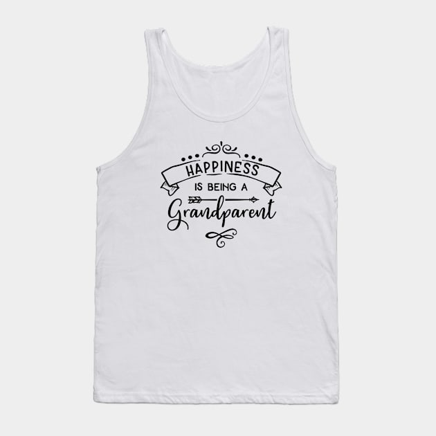 Family Series: Happiness is Being a Grandparent Tank Top by Jarecrow 